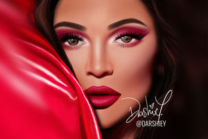 Illustration of Kylie Jenner by Darshie